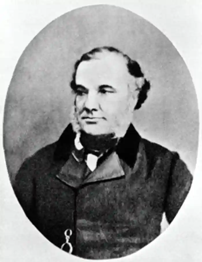 Black and white portrait of Thomas Addison